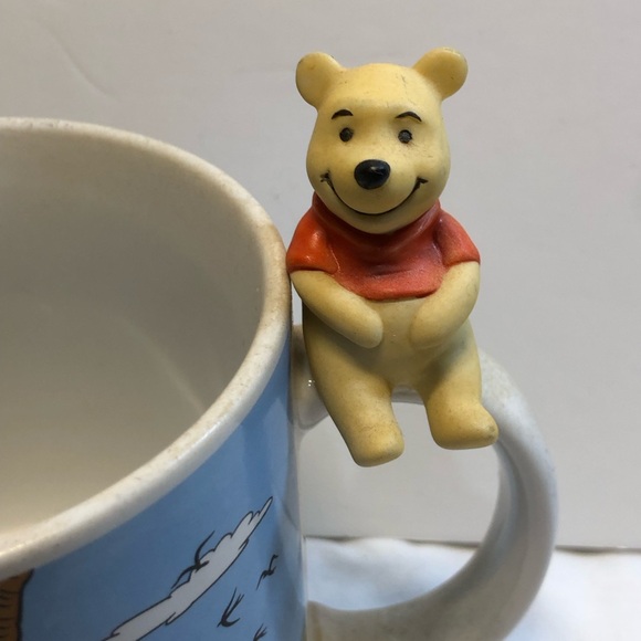 Vintage Disney Winnie The Pooh 3D Coffee Mug Christopher Robin Tigger Piglet - Picture 5 of 11